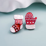 Christmas Knitted Studs - DORUZOVA