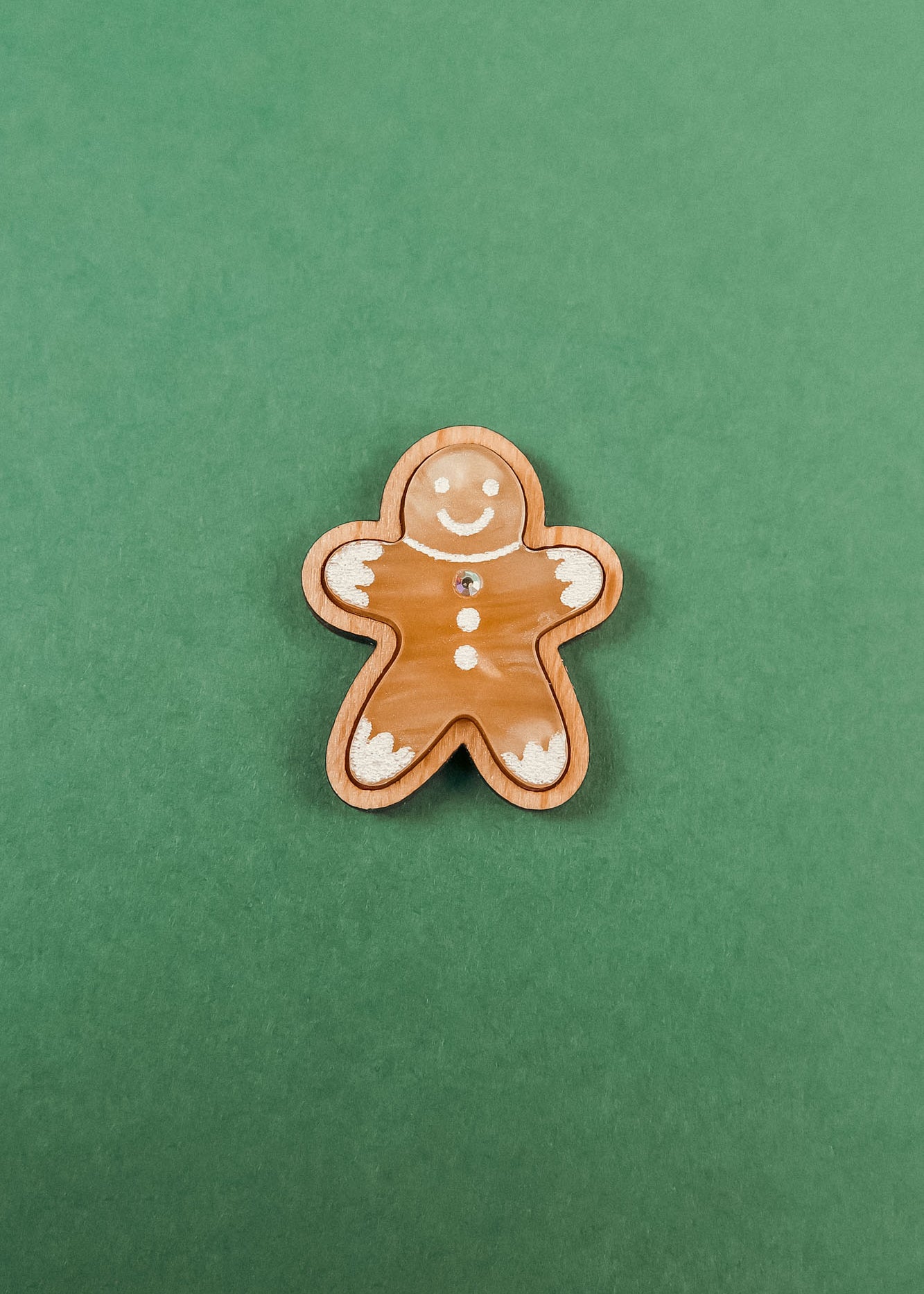 Gingerbread Man Pin - DORUZOVA